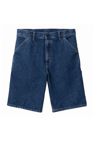 Blue organic cotton denim shorts CARHARTT WIP | I03202601